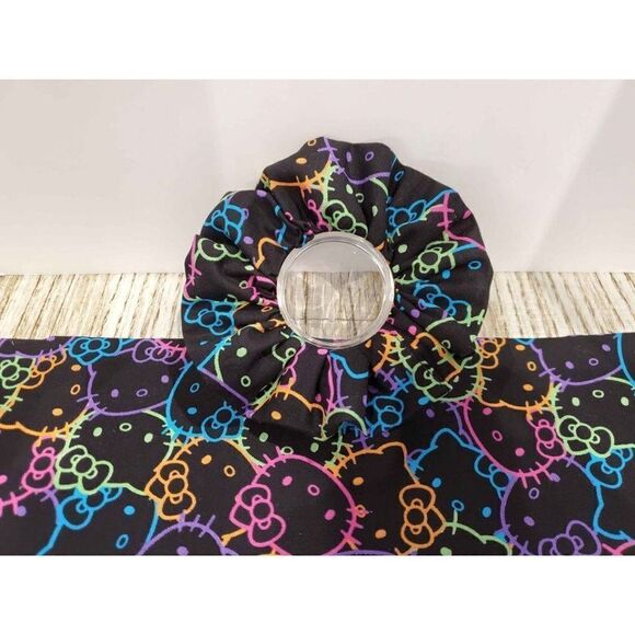 #25 Hello Kitty NEON Hair Scrunchie Adult Handmade - Picture 1 of 3